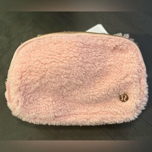 Lululemon Pink Fleece Everywhere Belt Bag